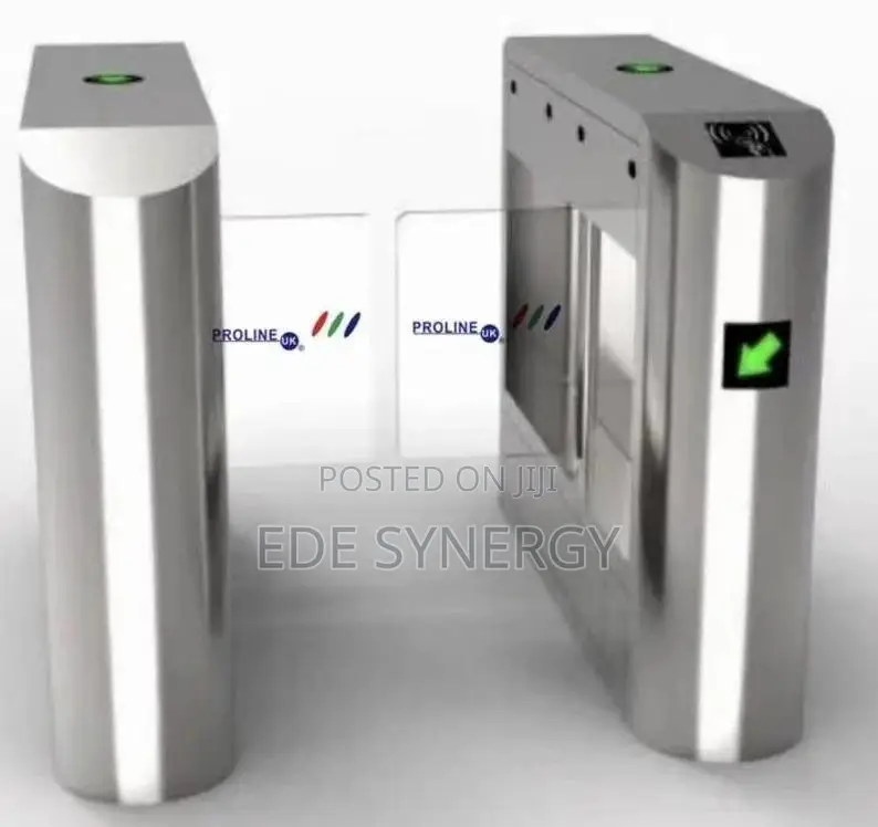 Single Passage Flap Barrier Turnstile Half Height