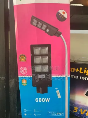 600watts Solar Street Light With Remote Control