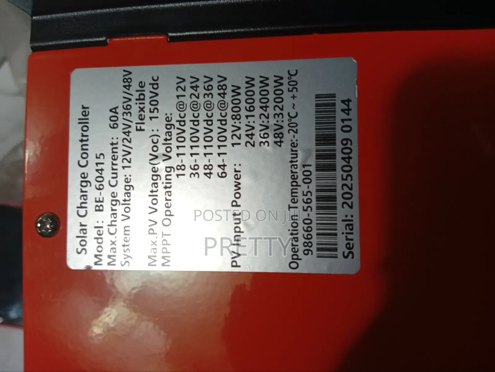 Charge Controller for Solar Panel
