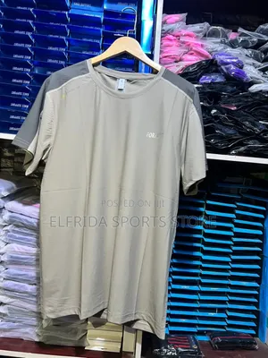 Men’S Big Size Sports T-Shirt Breathable Gym, Casual Fitness Wear