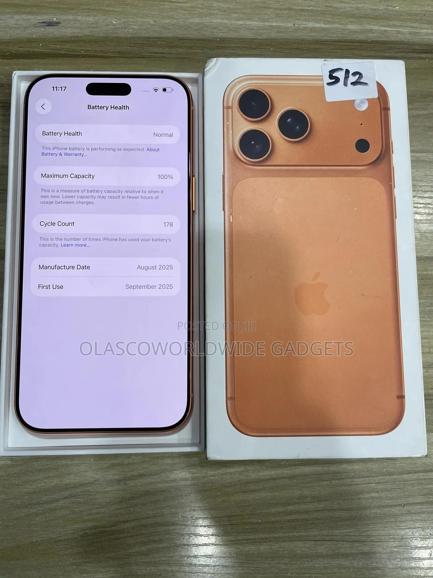New Apple iPhone 17 Pro Max 512 GB Orange