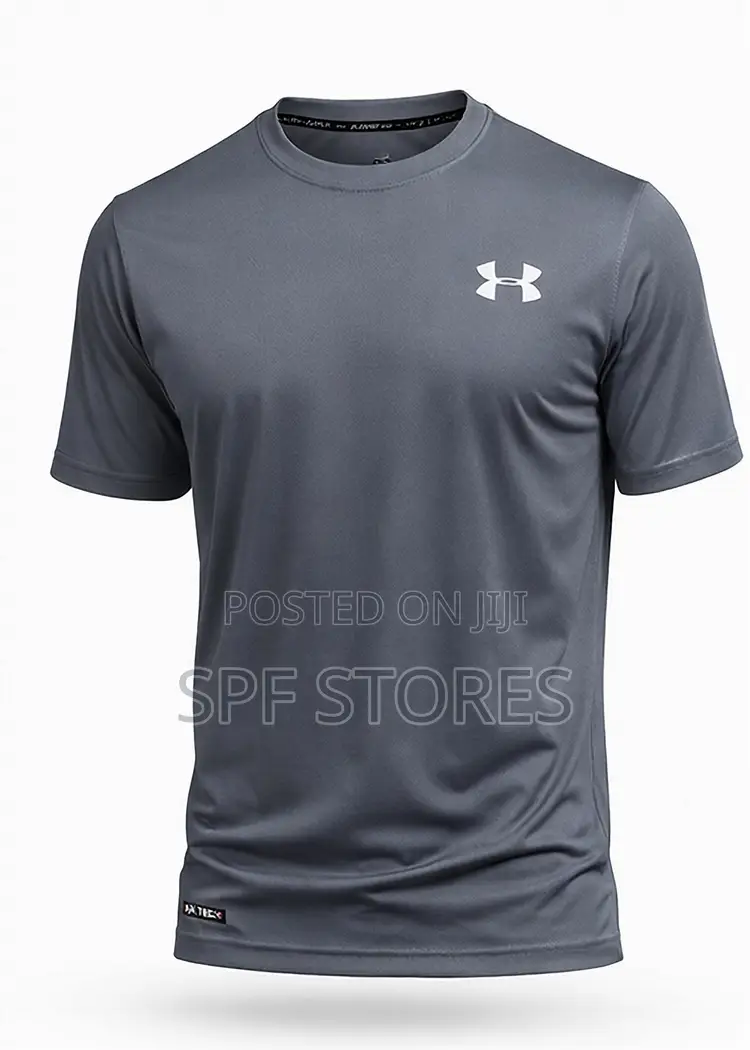 Gray Colour Performance T-Shirt
