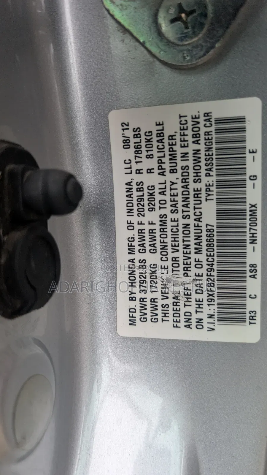 Honda Civic 2013 Silver