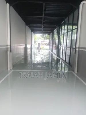 Pure Grey Epoxy Flooring Installation