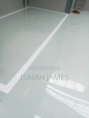 Pure Grey Epoxy Flooring Installation