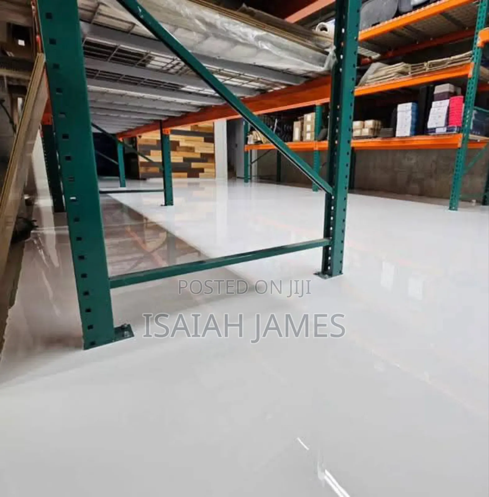 Pure Grey Epoxy Flooring Installation