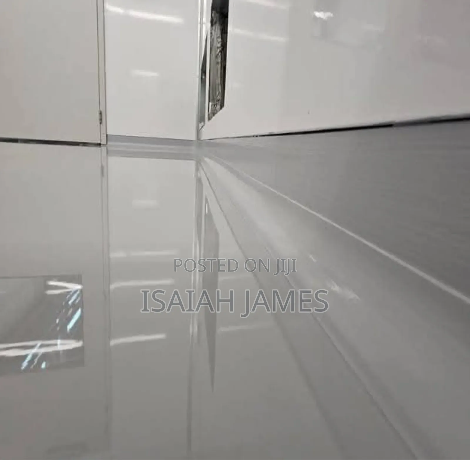 Pure Grey Epoxy Flooring Installation