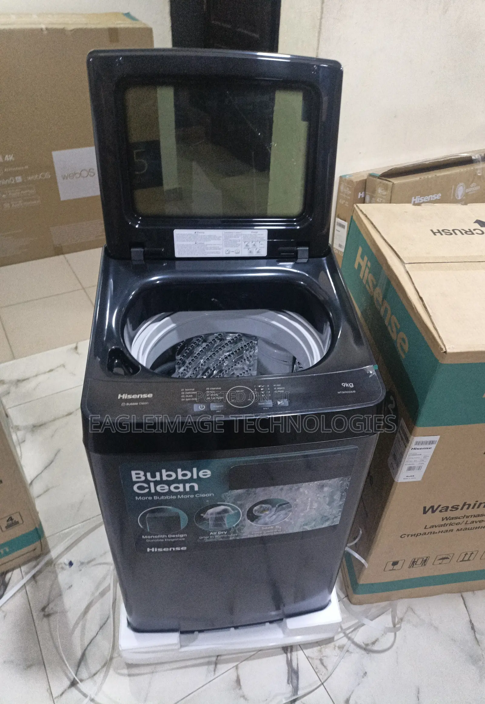 Original Hisense 9kg Top Loading Washing Machine