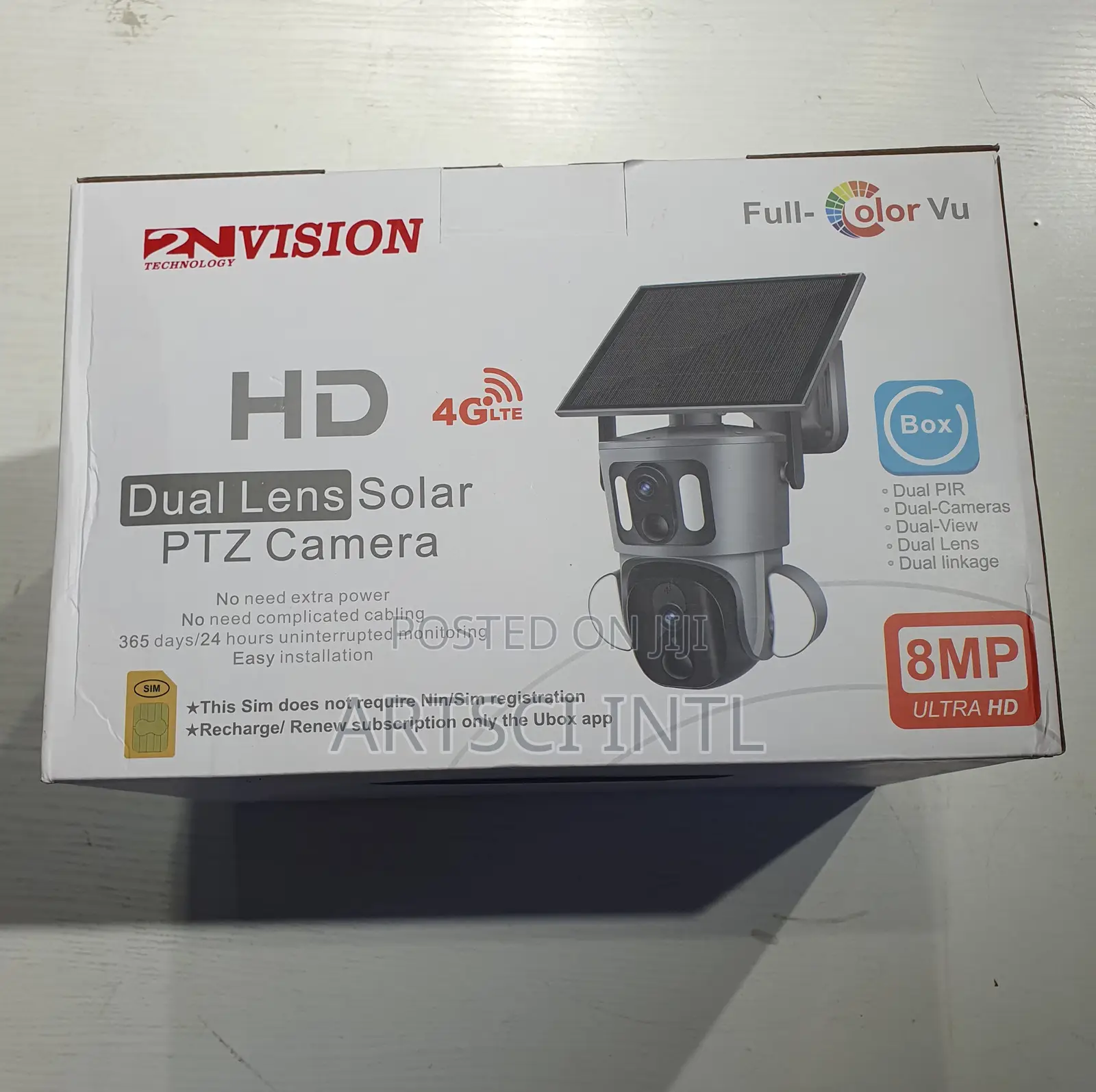 Sd320 4g 8mp Solar 4glte PTZ Camera