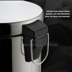 Modern Stainless Steel Trash Bin Pedal for Kitchen and Office