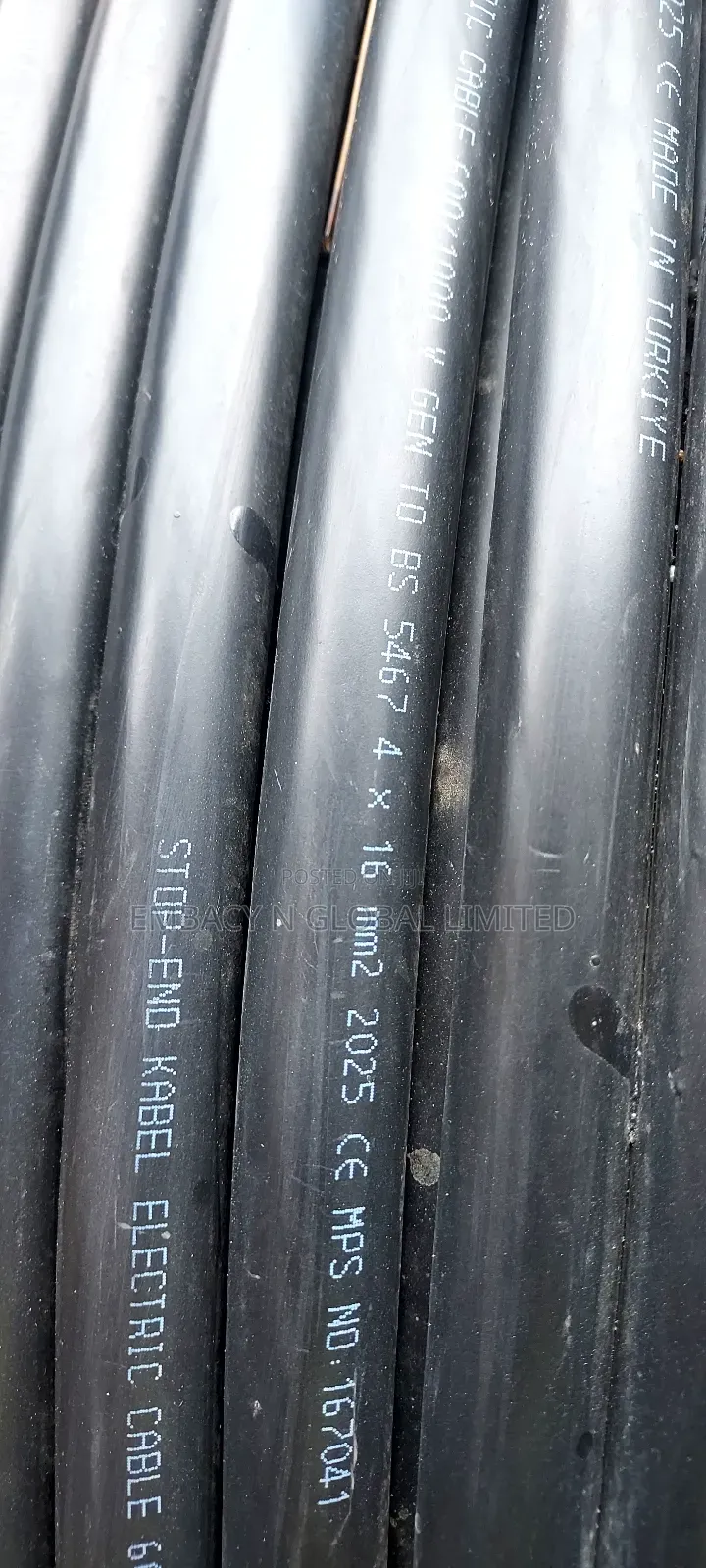 16mm 4core Armoured Cable 100% Copper