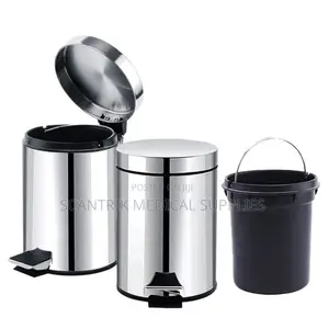 Hands-Free Stainless Steel Trash Bin Pedal With Modern Design