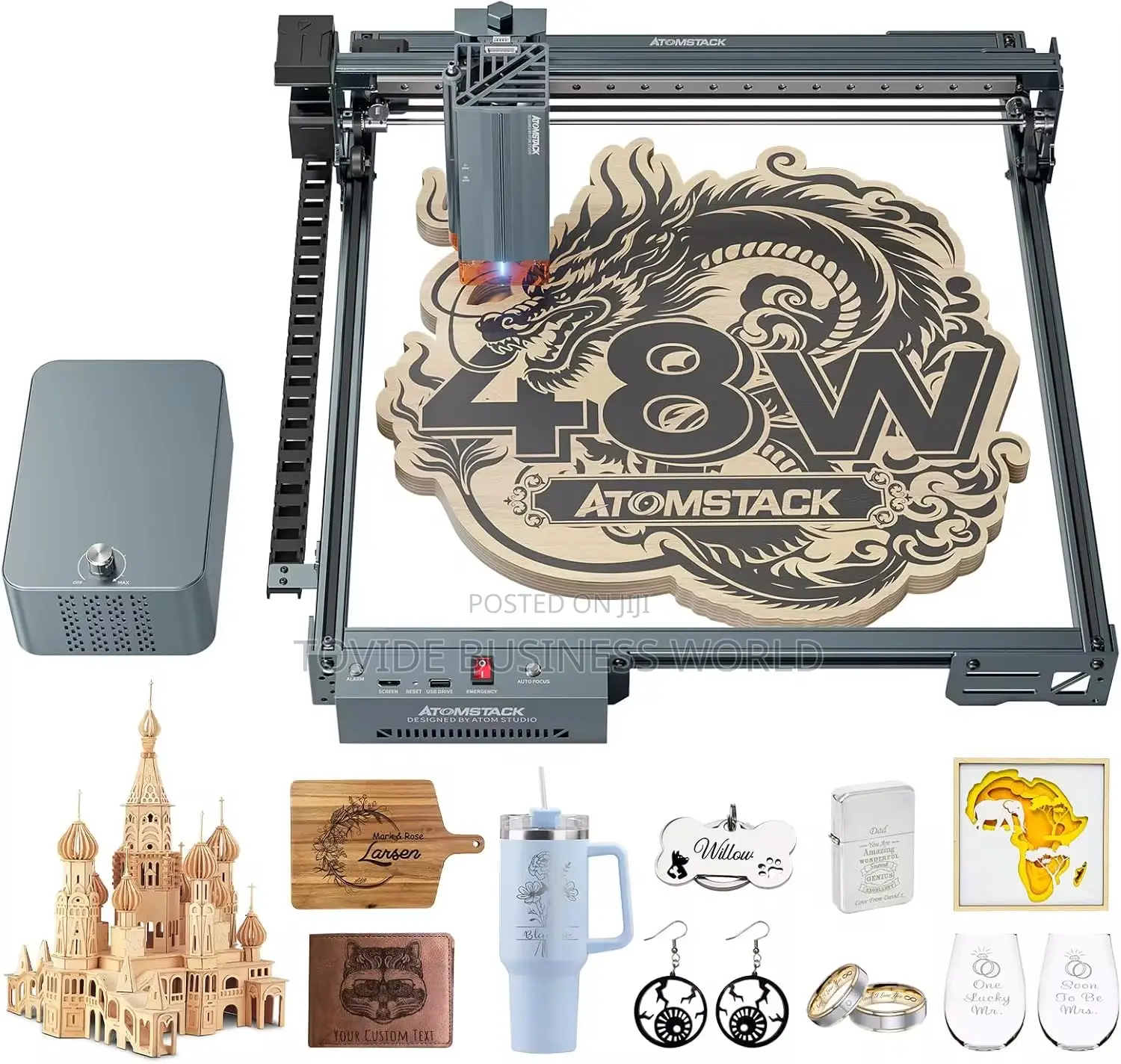 Atomstack A40 Pro V2 48w Laser Engraver | Auto Air Assist | High Power