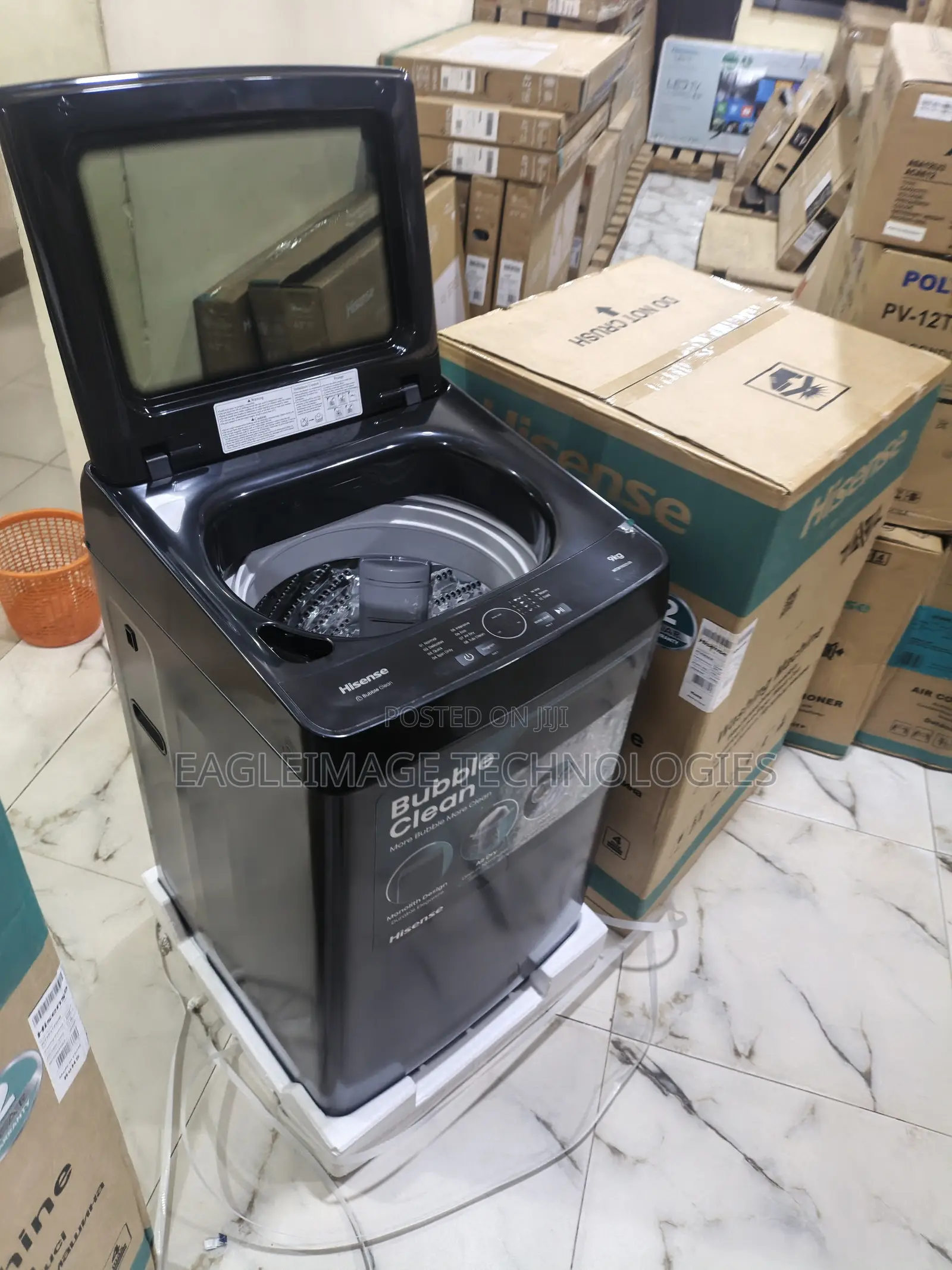 Hisense 9kg Top Loader With Smart Control - New