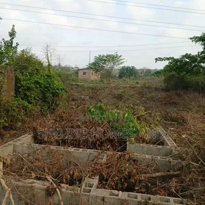 A Plot of Land With 3 Bedrooms Foundation at Obada