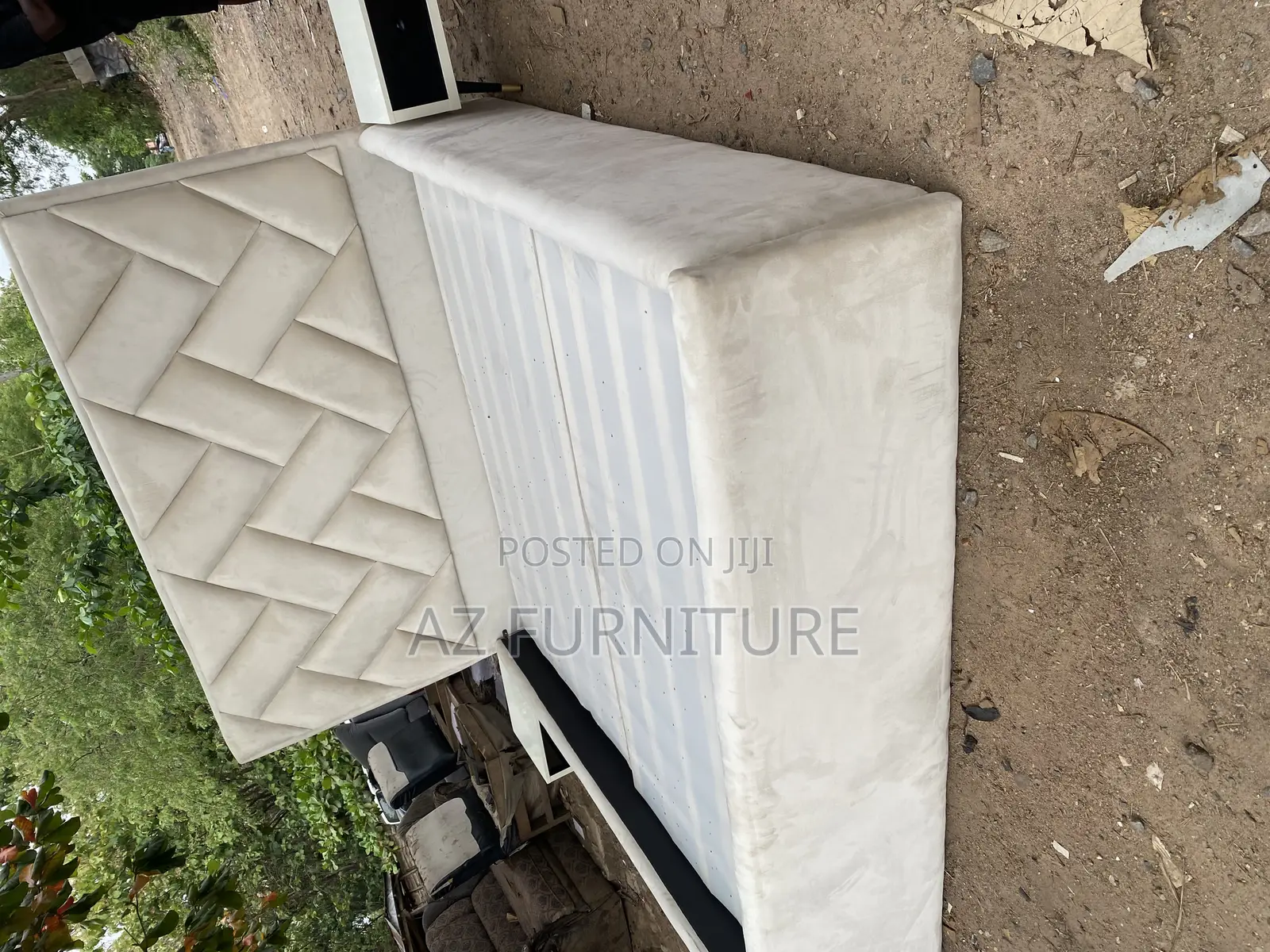Padded 6 by 6 Bedframe