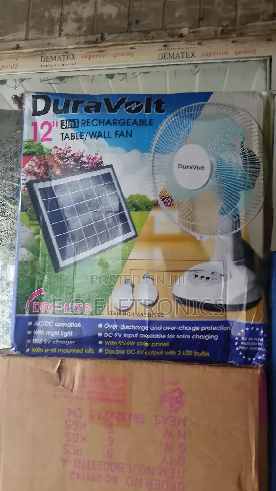 Rechargeable Table Fan
