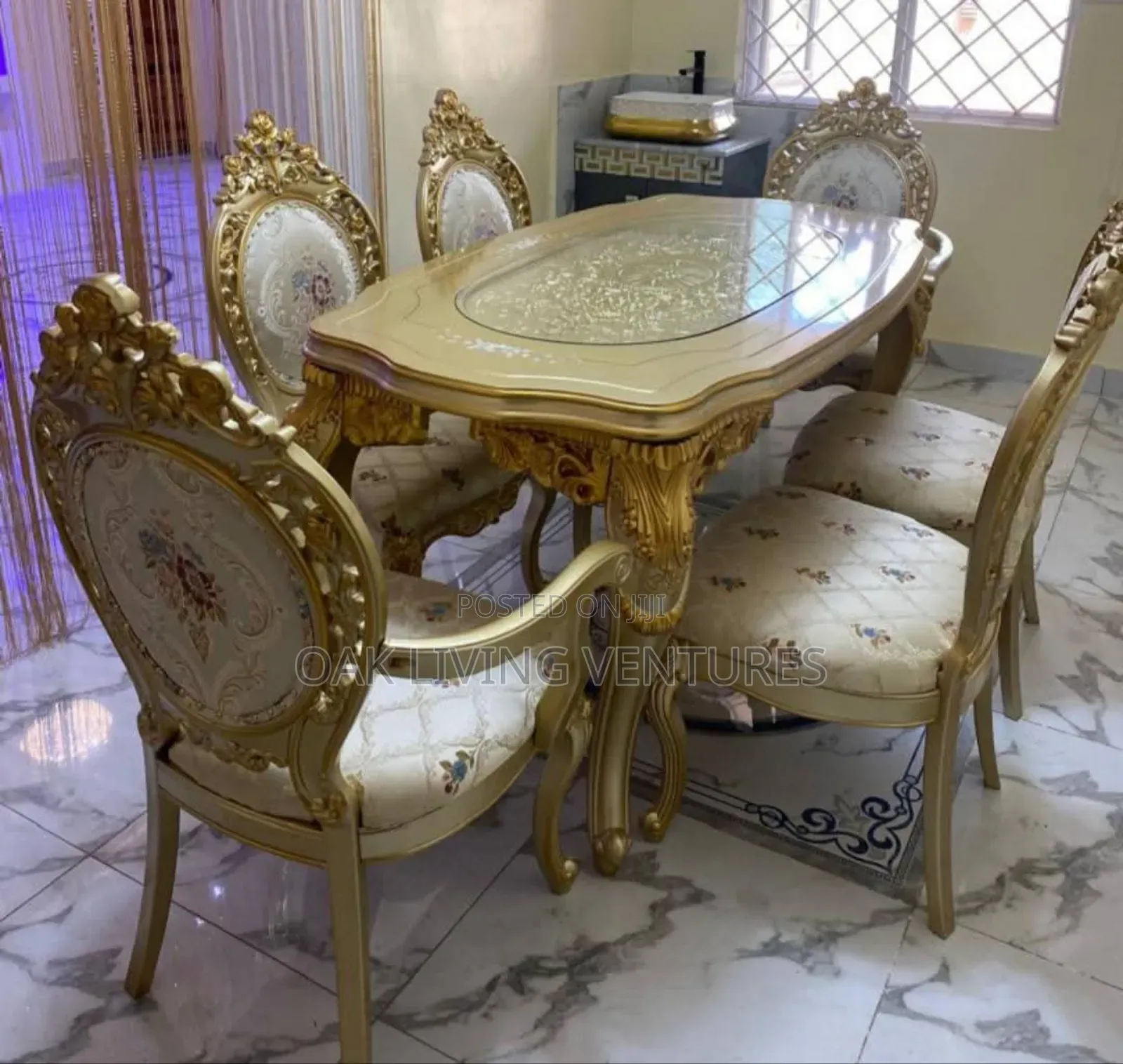 6 Seater Marble Dining Sets