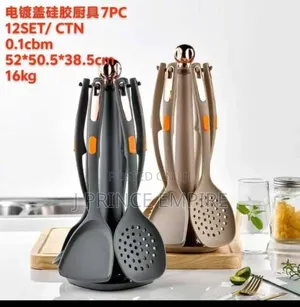 7-Pieces Silicone Spoon Set