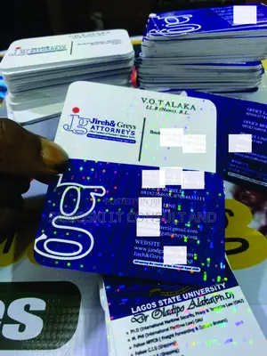 Transparent Complimentary Cards Regular Printing