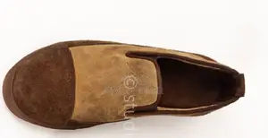 Two-Tone Suede Leather Slip-on Shoe