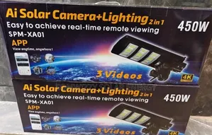 High Quality Modern 450watts Ai Solar Street Light With Camera
