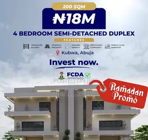 4 Bedroom Semi-detached Duplex In Kubwa