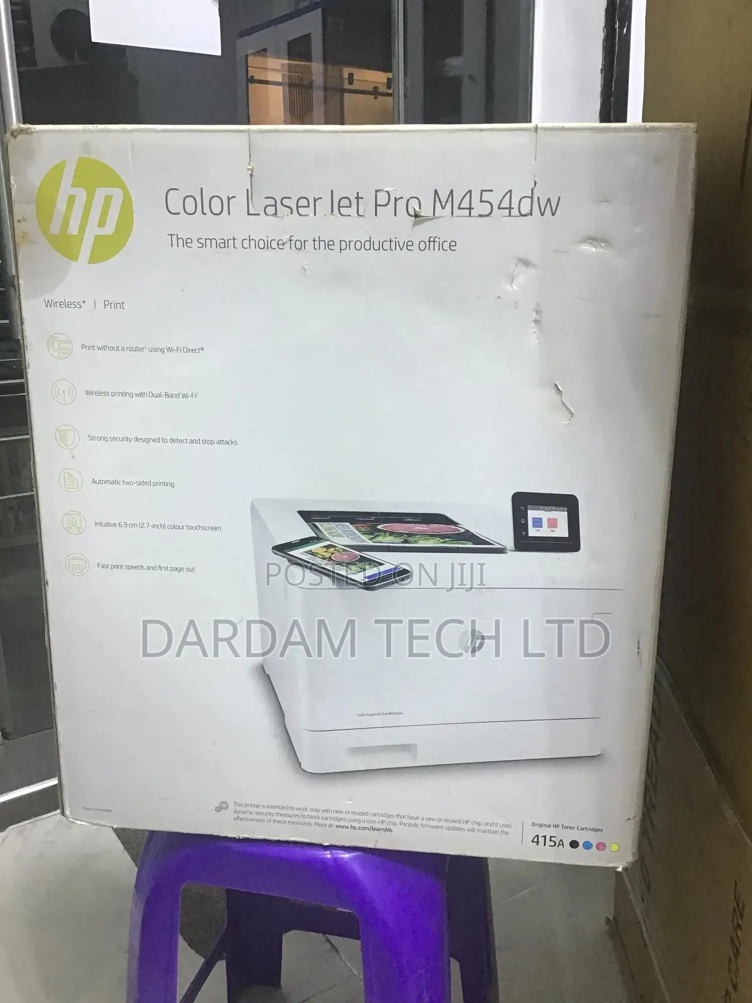 Hp Color Laserjet Pro M454dw Printer