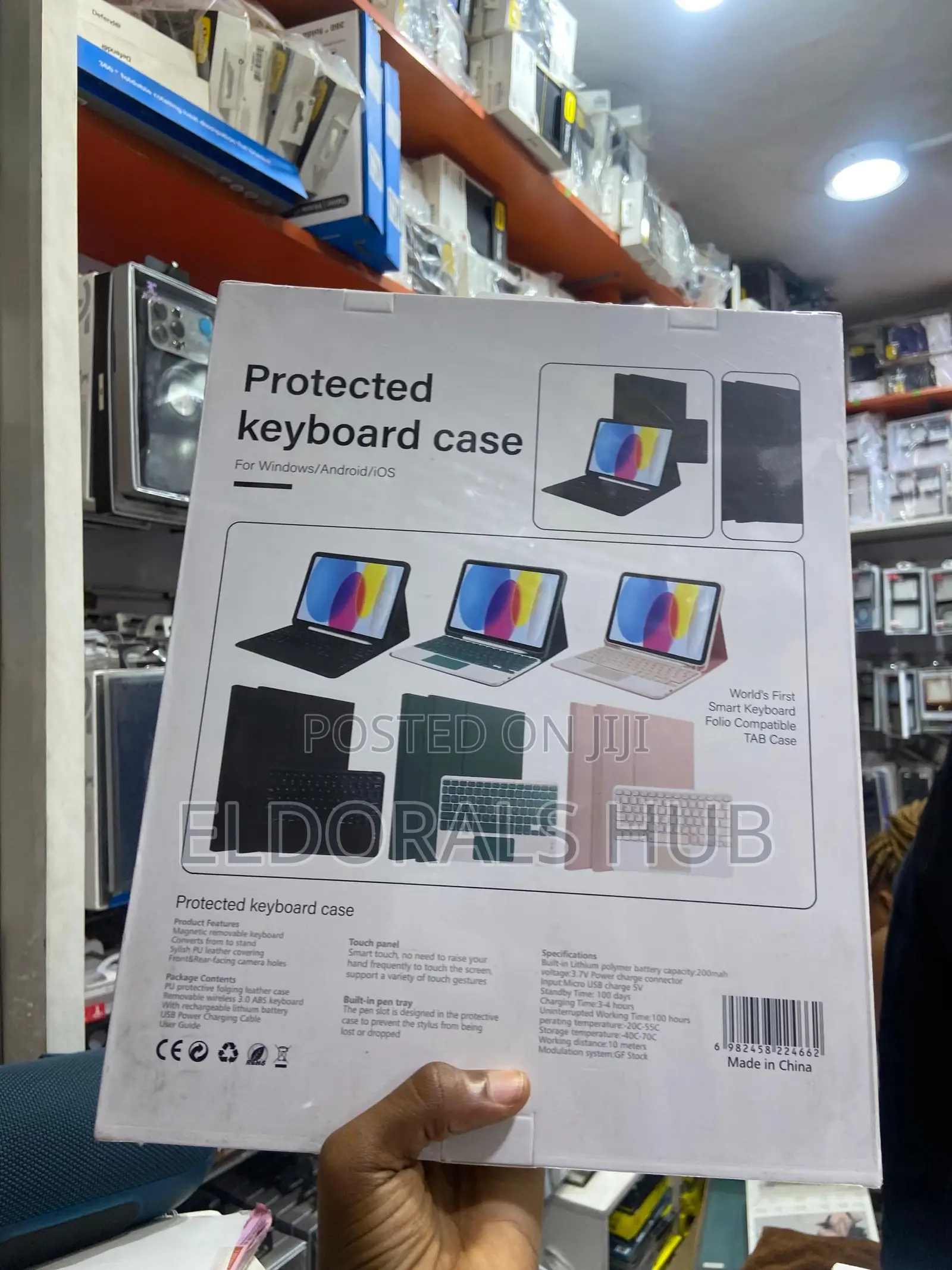 Protected Keyboard Case With Touchpad for Ios Android A9+/11