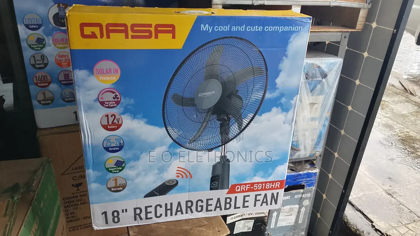 Rechargeable Standing Fan