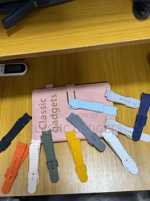 Wave Texture Rubber Buckle and Strap for Samsung Watch 4,5 and 6
