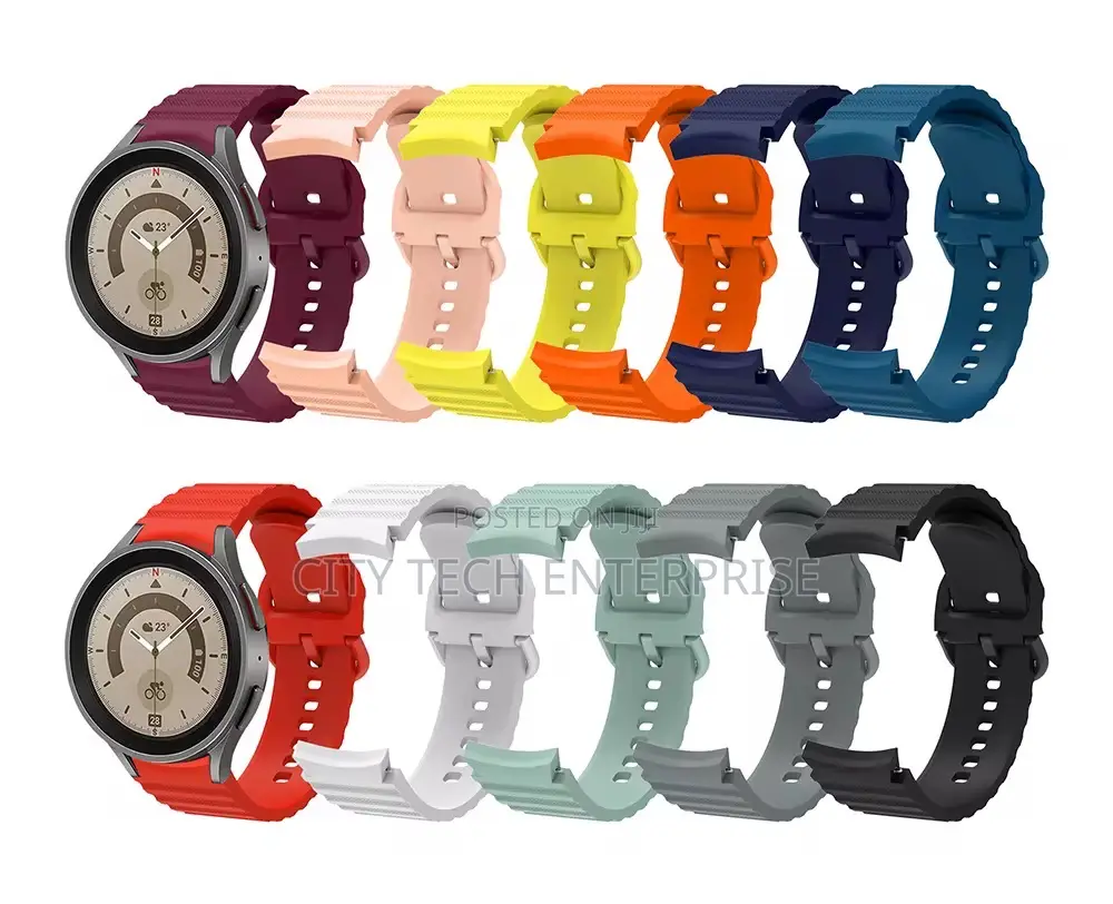 Silicone Strap for Smartwatches 20mm