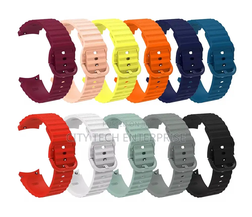 Silicone Strap for Smartwatches 20mm
