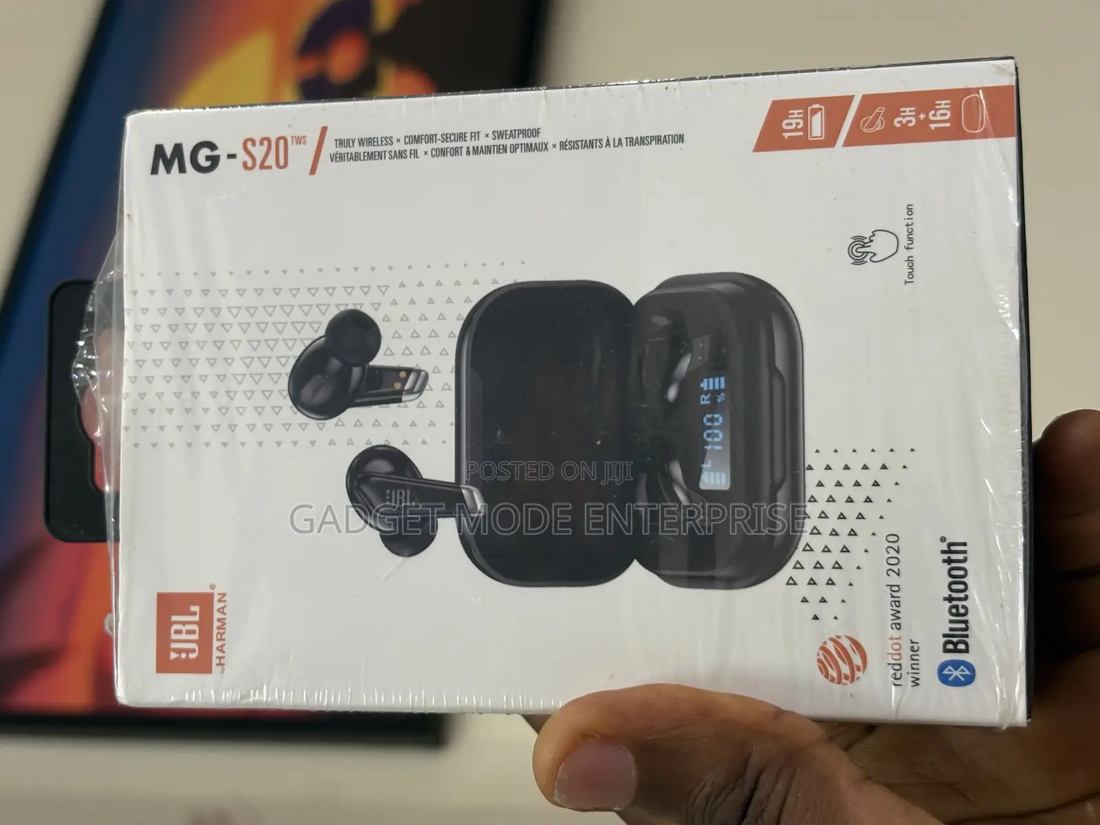 JBL Mg-S20 Active Noise-Canceling (Anc) True Wireless Earbuds