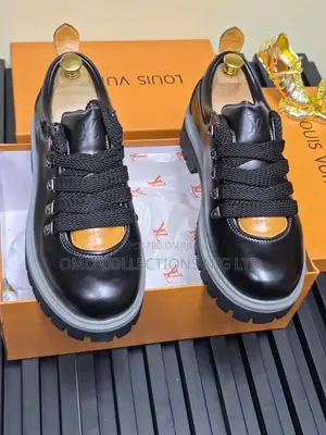 Luxury Louis Vuitton Leather Men Boots – Fully Boxed