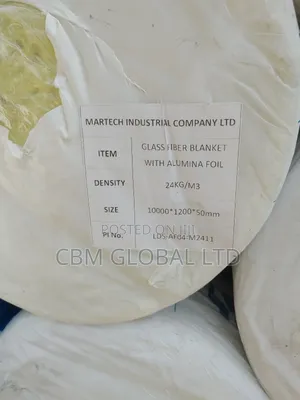50mm Fiberglass With Aluminum Foil