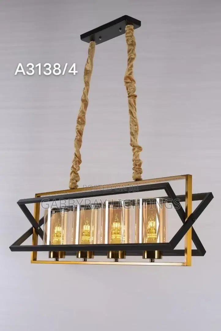 Modern 4 in 1 Glass Pendant