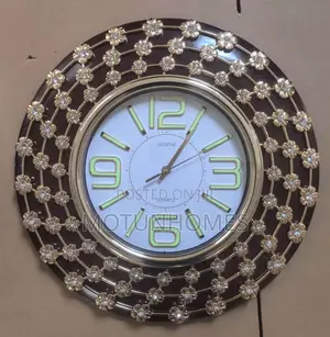 Gold Designs Night Glow Wall Clock