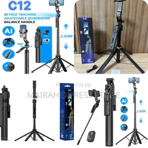 C12 Intelligent Ai Follow-Up Anti-Shake Pan Tilt Tripod HMK