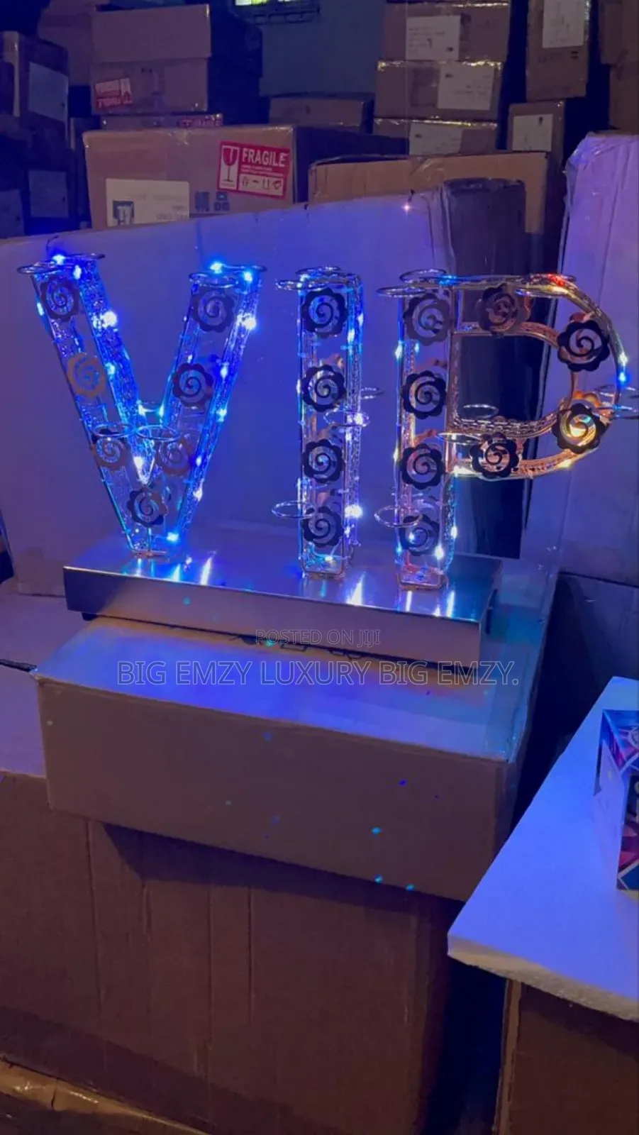 Vip Shot Display Led Vip Led Rechargeable Club or Bar Light for sale - Big Emzy Luxury Big ...