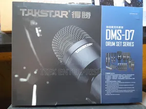 Takstar DMS-D7 Professional 7-Piece Wired Drum Microphone Set
