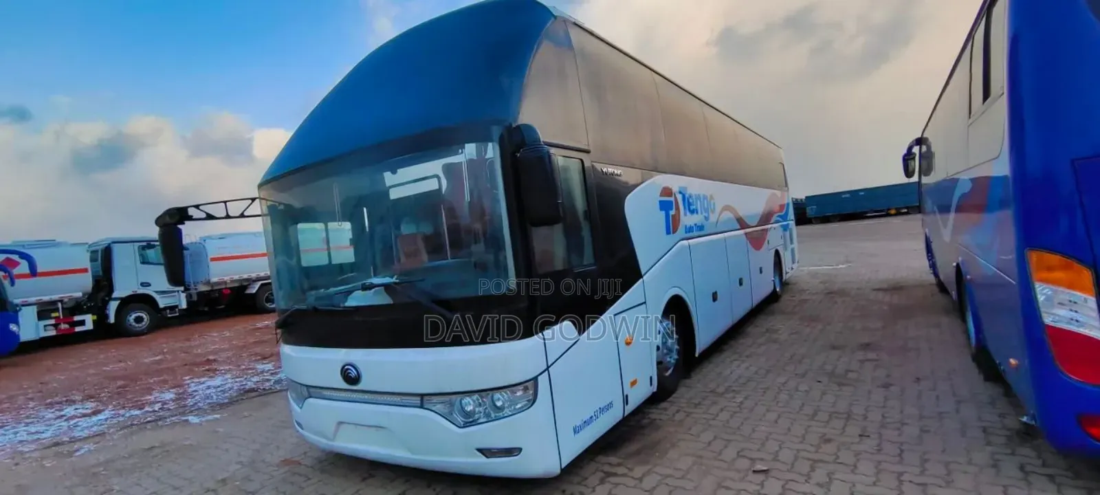 Yutong Sightseeing Bus 2020 Blue