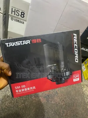 Takstar Sm-8b Professional Condenser Recording Microphone – Studio