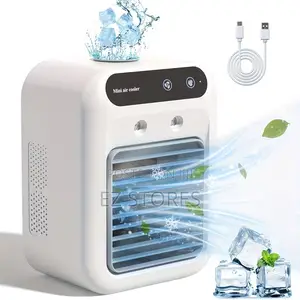 Portable Mini Air Conditioner Fan | Usb Rechargeable Cooler
