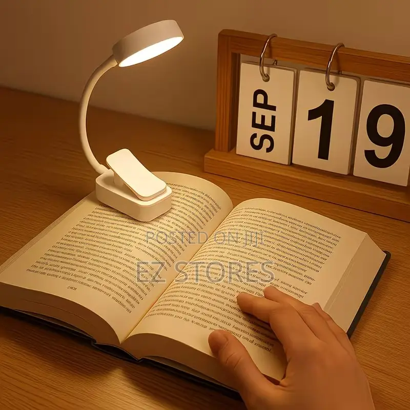 Clip-on Led Reading Light | Adjustable Brightness Lamp