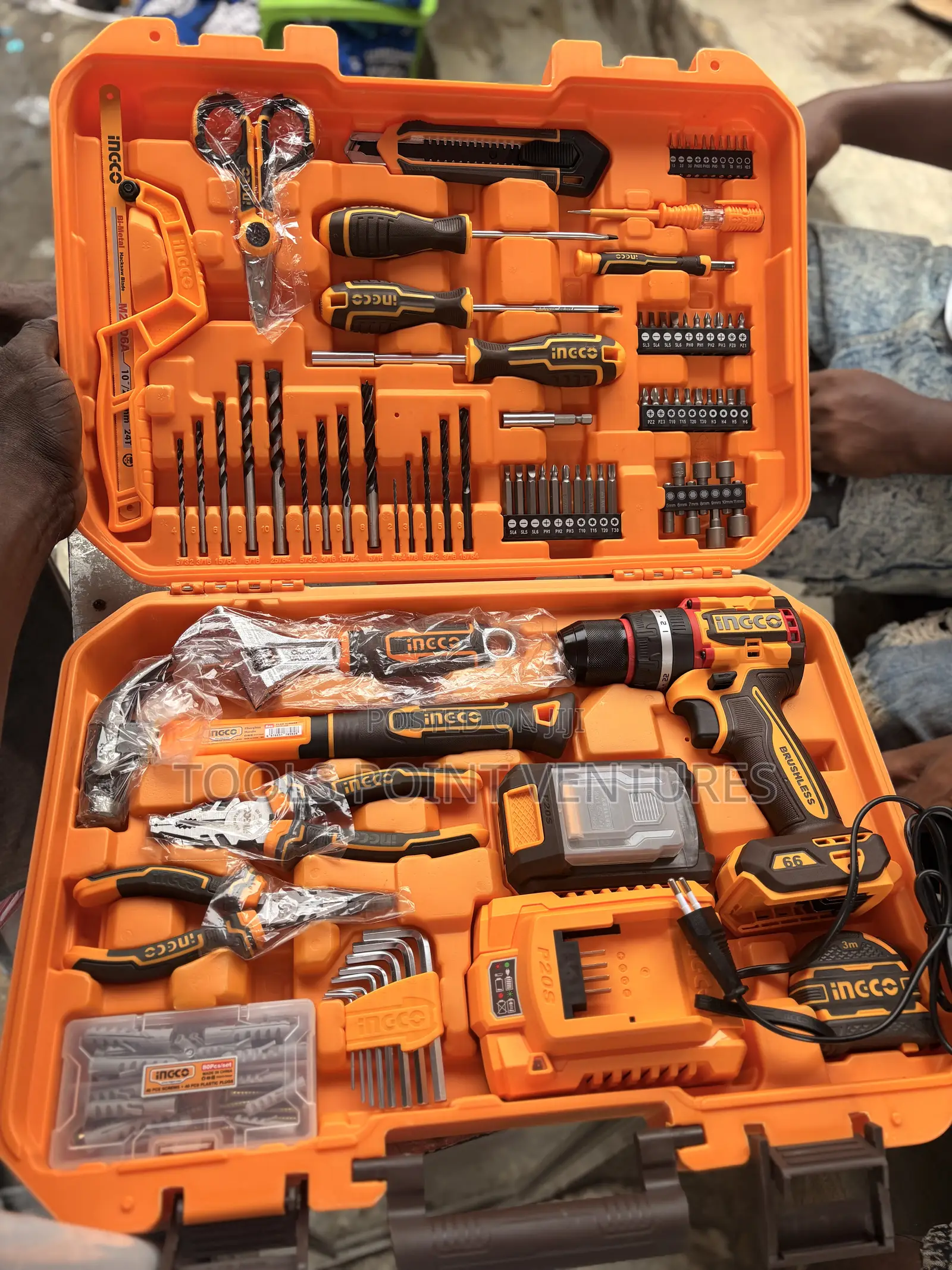 165 Toolsets With Cordless Drill