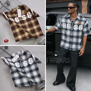 Denim Stripe Street Shirt M-3xl