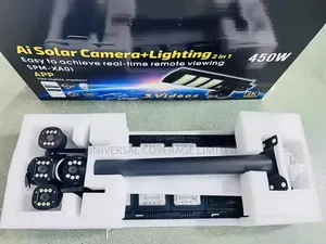 4g PTZ Solar Camera With Street Lights 2 in 1 
