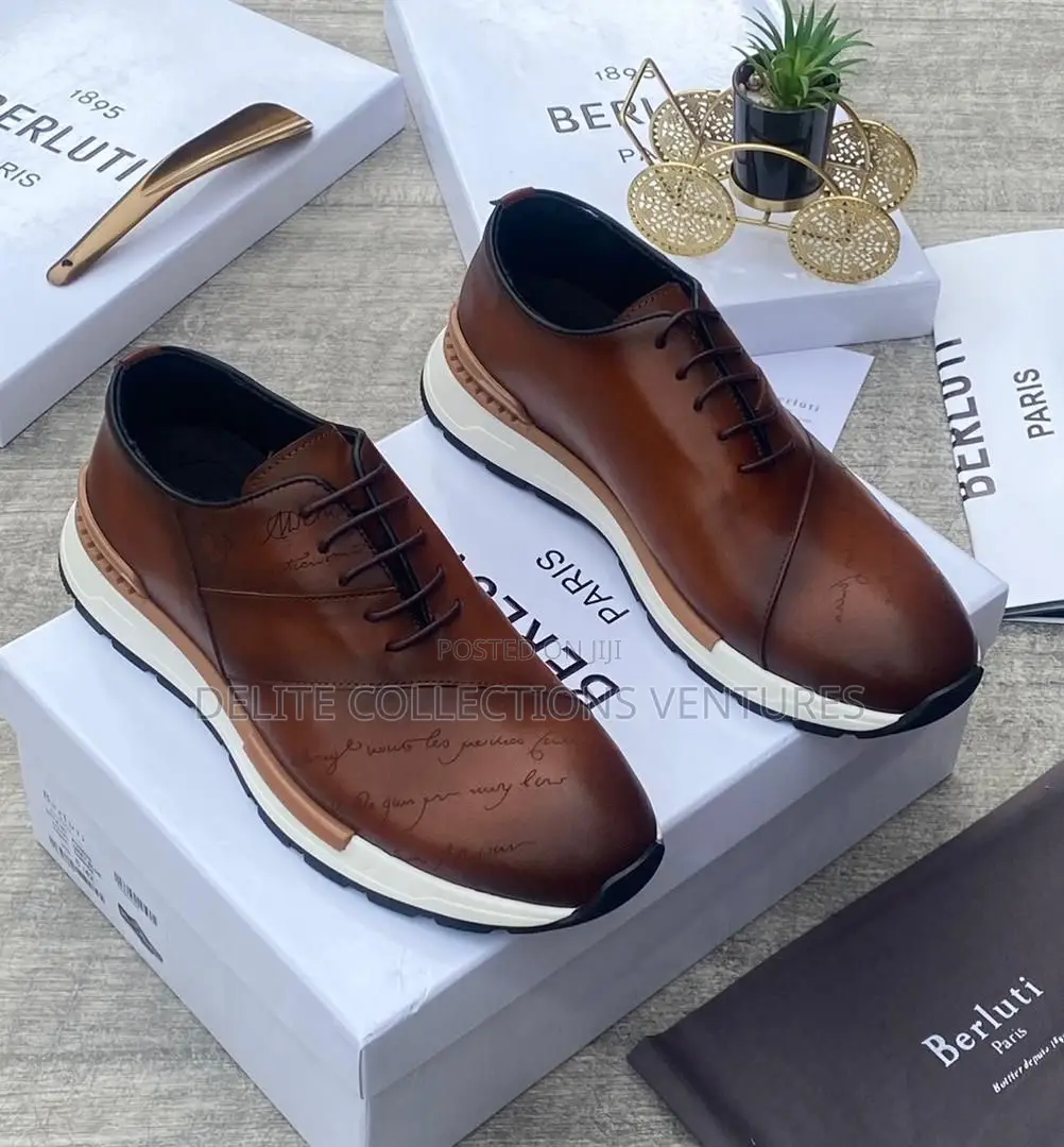 *Original Berluti Skin Sneakers Available in Store