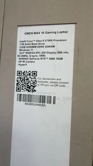 New Laptop HP Omen Max 16 32GB Intel Core Ultra 9 SSD 1T